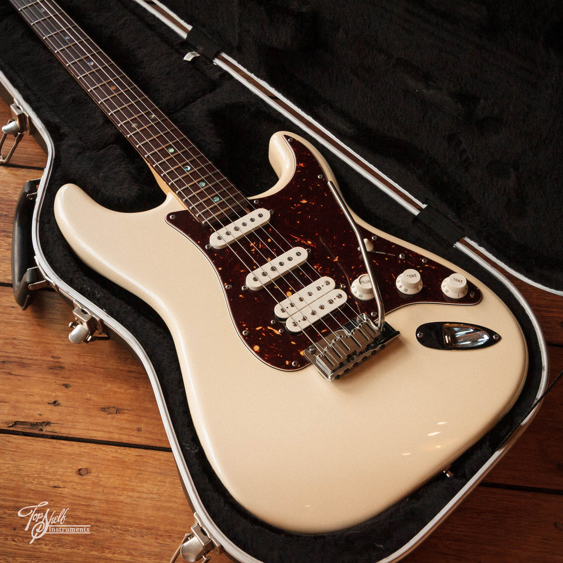 Fender American Deluxe Stratocaster HSS Olympic Pearl 2006