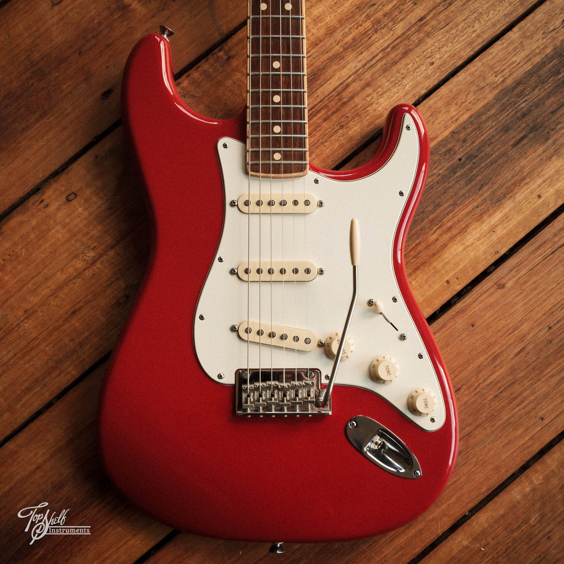 Fender American Standard Stratocaster Channel Bound Dakota Red 2014