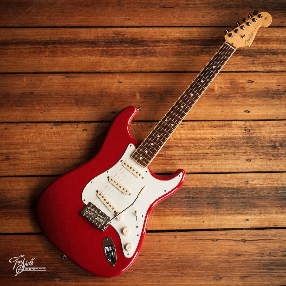 Fender American Standard Stratocaster Channel Bound Dakota Red 2014