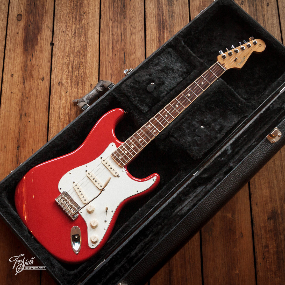 Fender American Standard Stratocaster Channel Bound Dakota Red 2014
