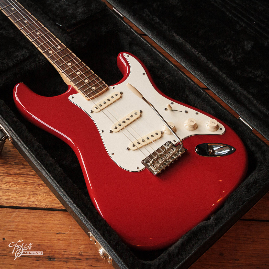 Fender American Standard Stratocaster Channel Bound Dakota Red 2014