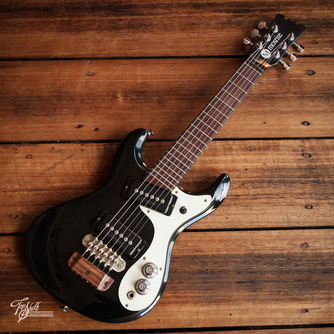Mosrite Mini Octave Guitar Black 1995