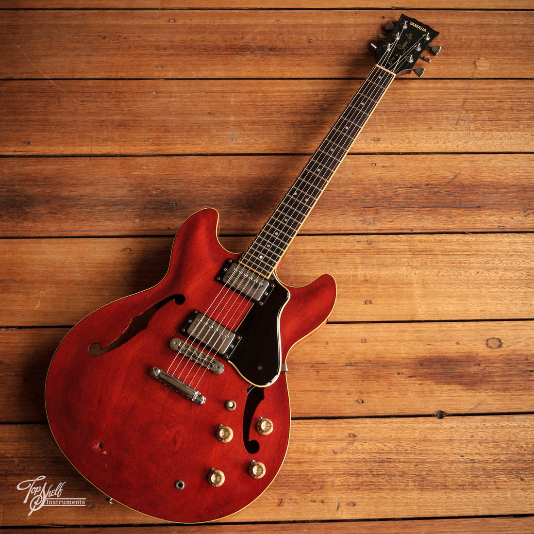 Yamaha SA700 Super Axe Persimmon Red 1978
