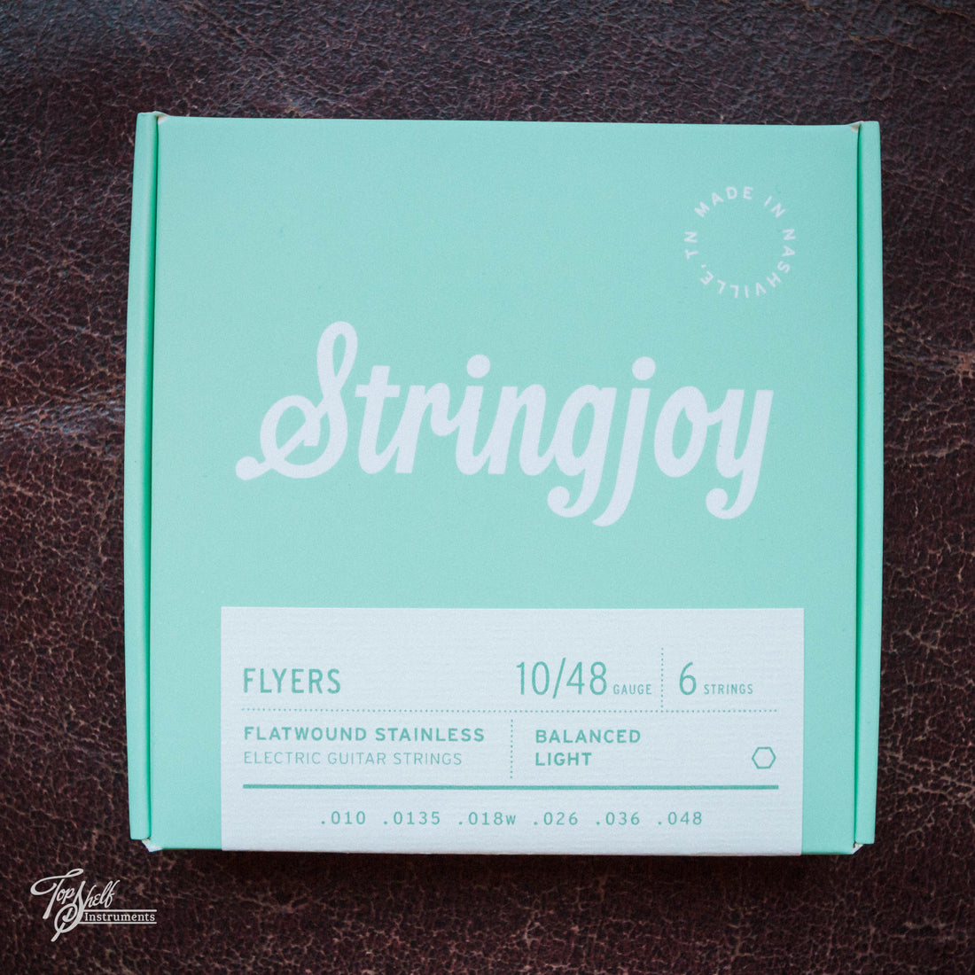 Stringjoy Flyers 10/48 Balanced Light Flatwound Stainless Electric Guitar Strings