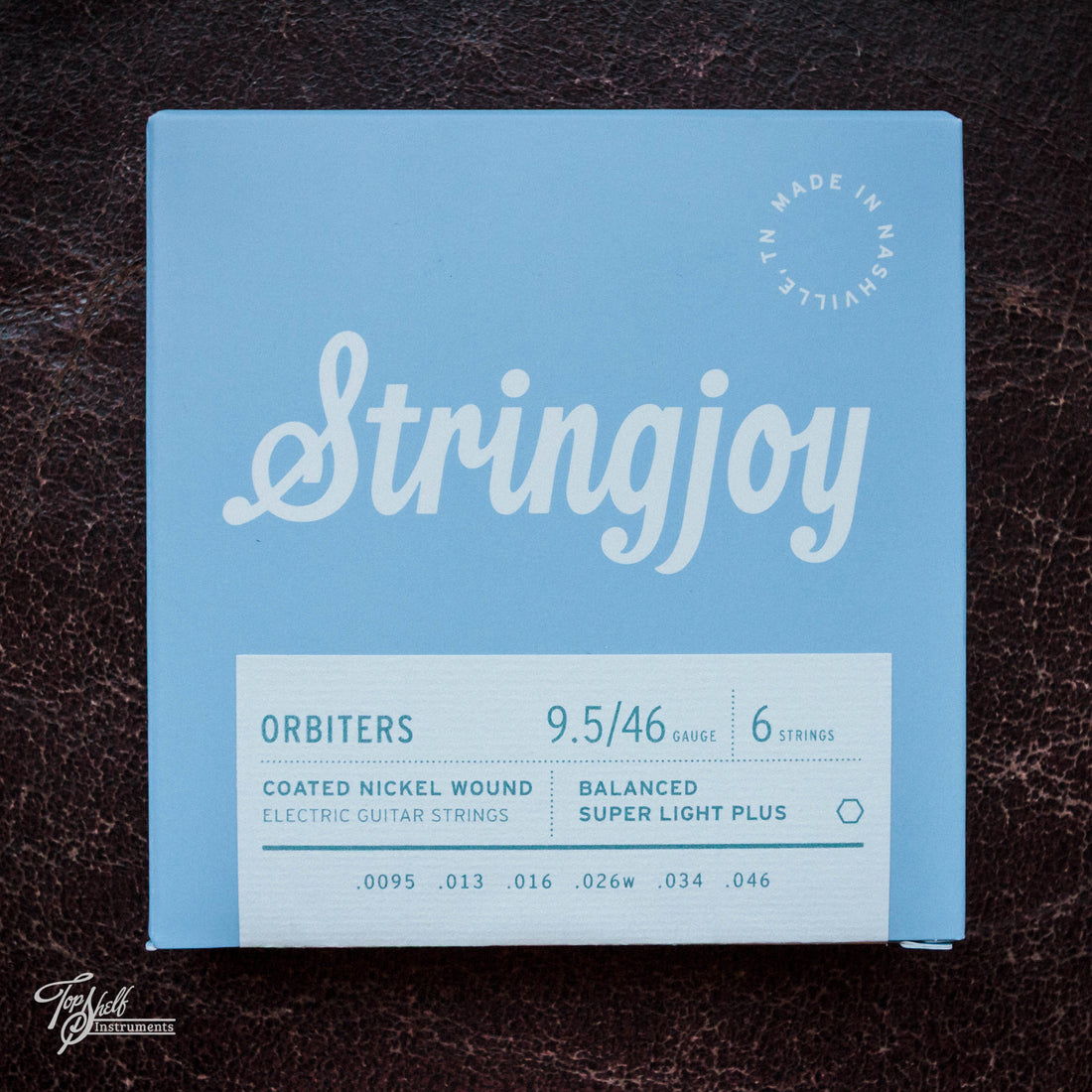 Stringjoy Orbiters 9.5/46 Balanced Super Light Plus Coated Nickel Wound Electric Guitar Strings