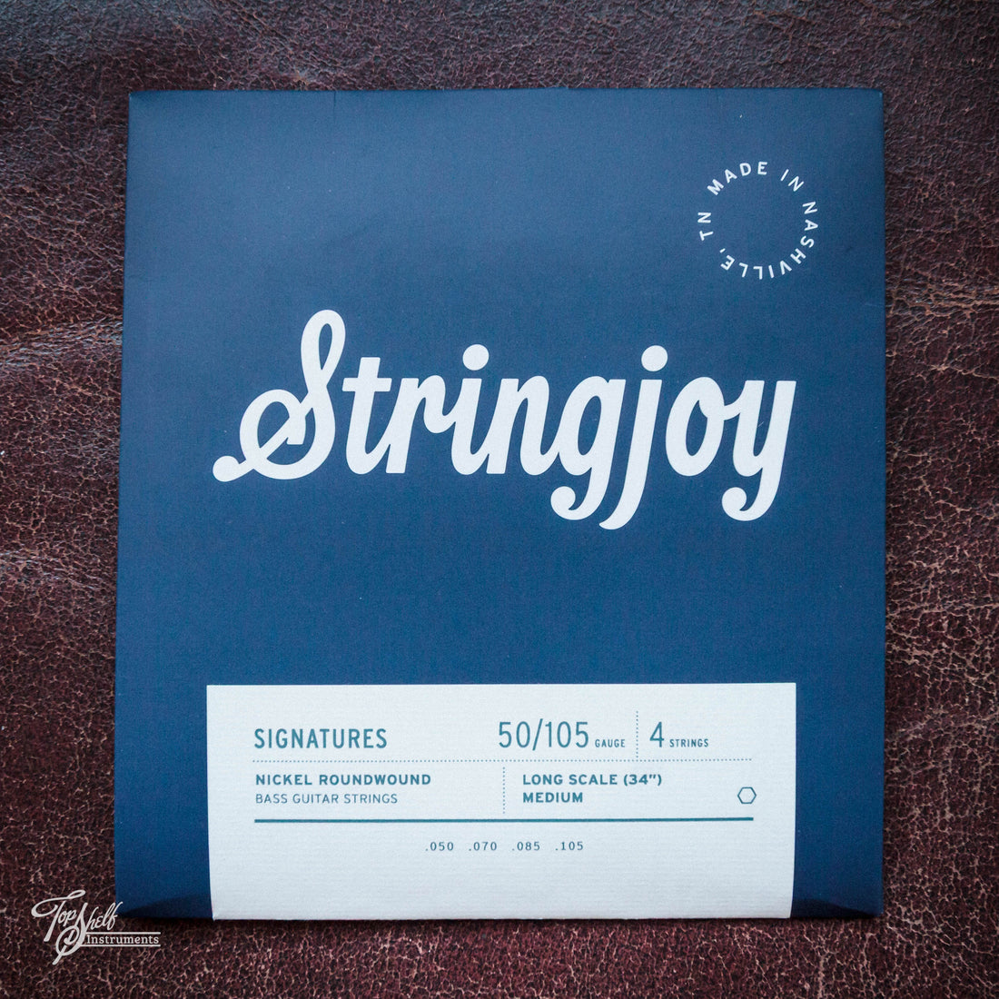 Stringjoy Signatures 50/105 Long Scale Medium Nickel Wound Bass Guitar Strings