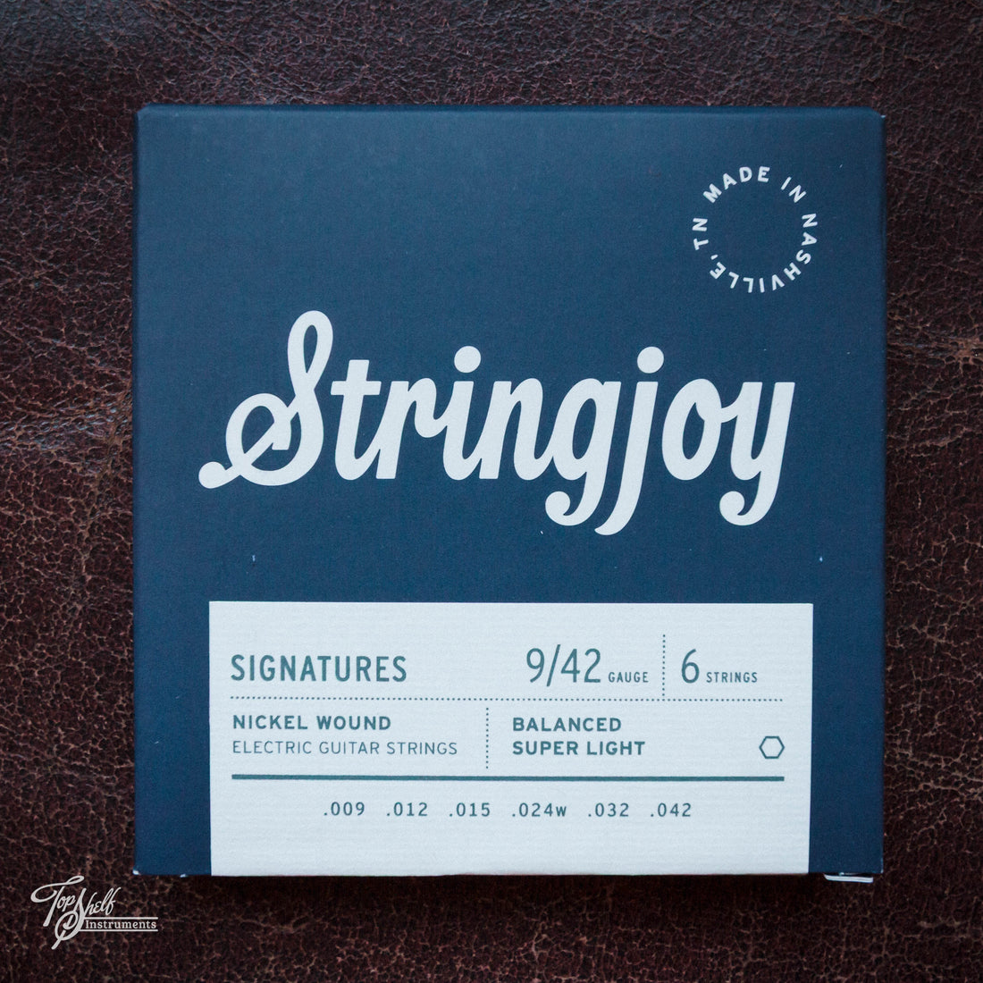 Stringjoy Signatures 9/42 Balanced Super Light Nickel Wound Electric Guitar Strings