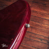 Squier Vintage Modified Jaguar Bass Special Crimson Red Transparent 2017