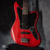 Squier Vintage Modified Jaguar Bass Special Crimson Red Transparent 2017