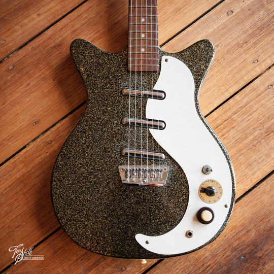 Danelectro DC 3 Silver Sparkle 1998