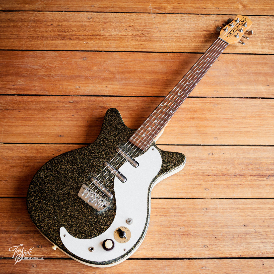 Danelectro DC-3 Silver Sparkle 1998