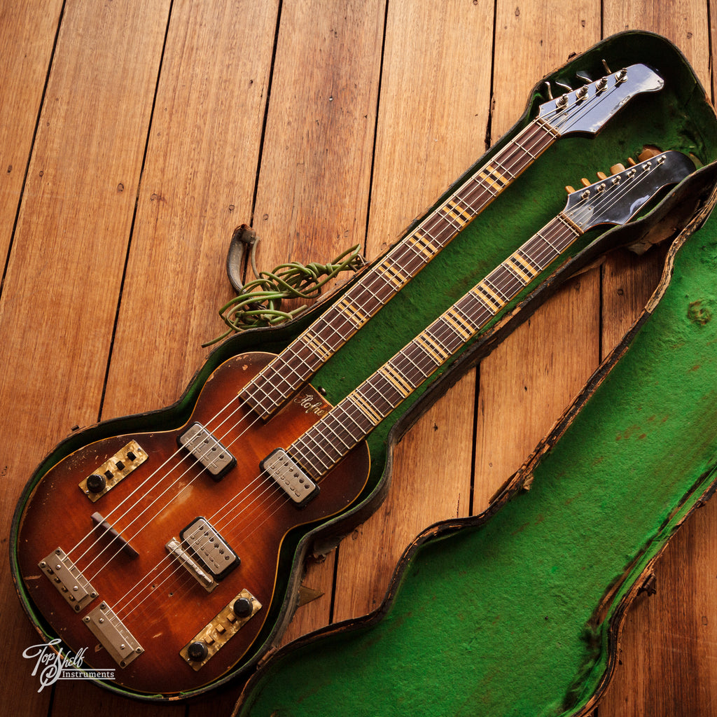 Höfner Model 191 Double Neck Guitar/Bass Sunburst 1960