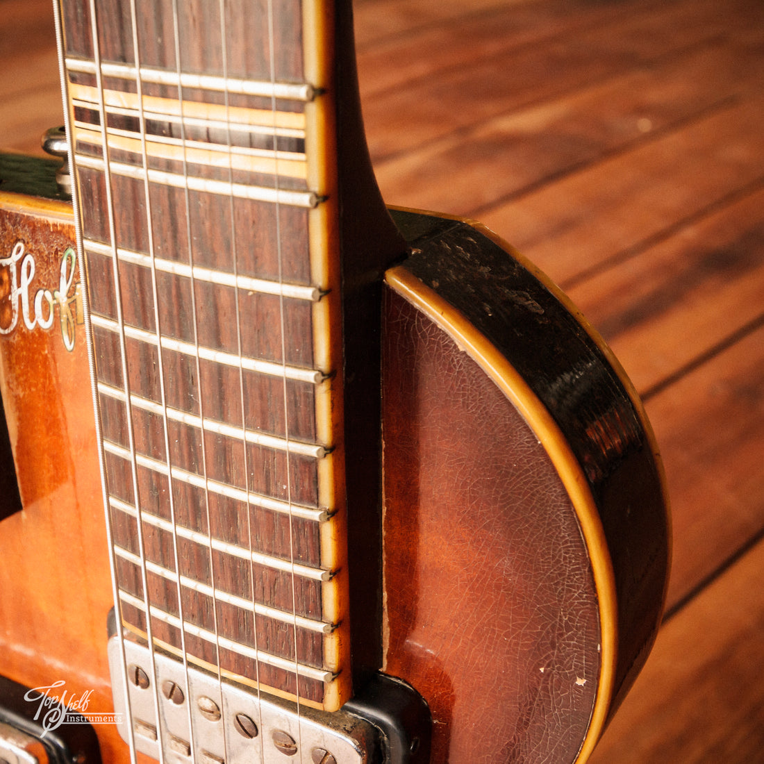 Höfner Model 191 Double Neck Guitar/Bass Sunburst 1960