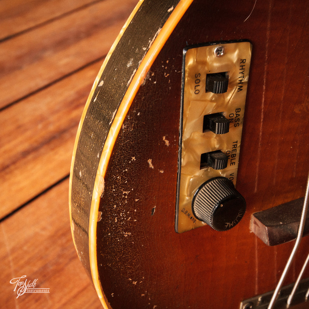 Höfner Model 191 Double Neck Guitar/Bass Sunburst 1960