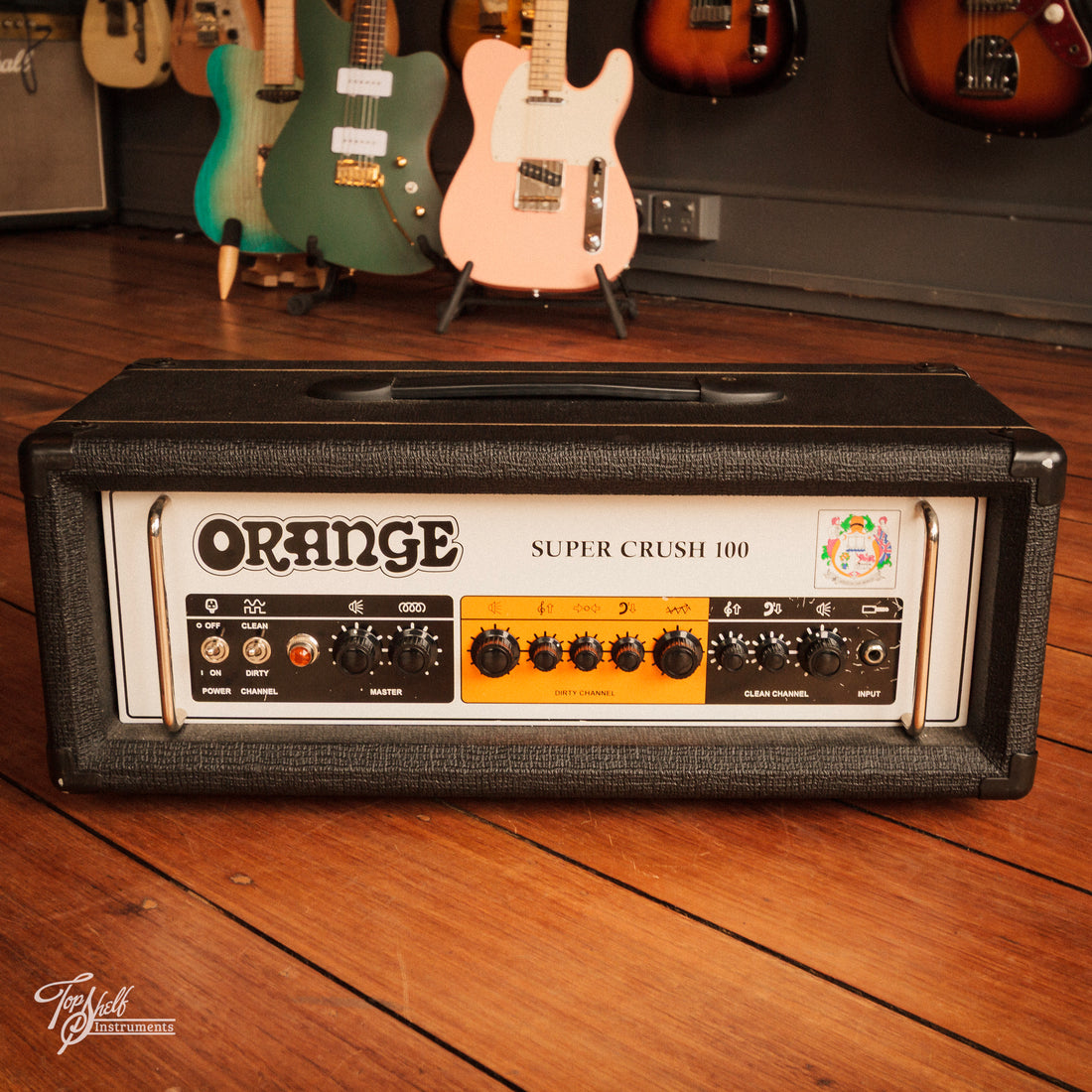Orange Super Crush 100 Solid State 100w Guitar Amp Head Black