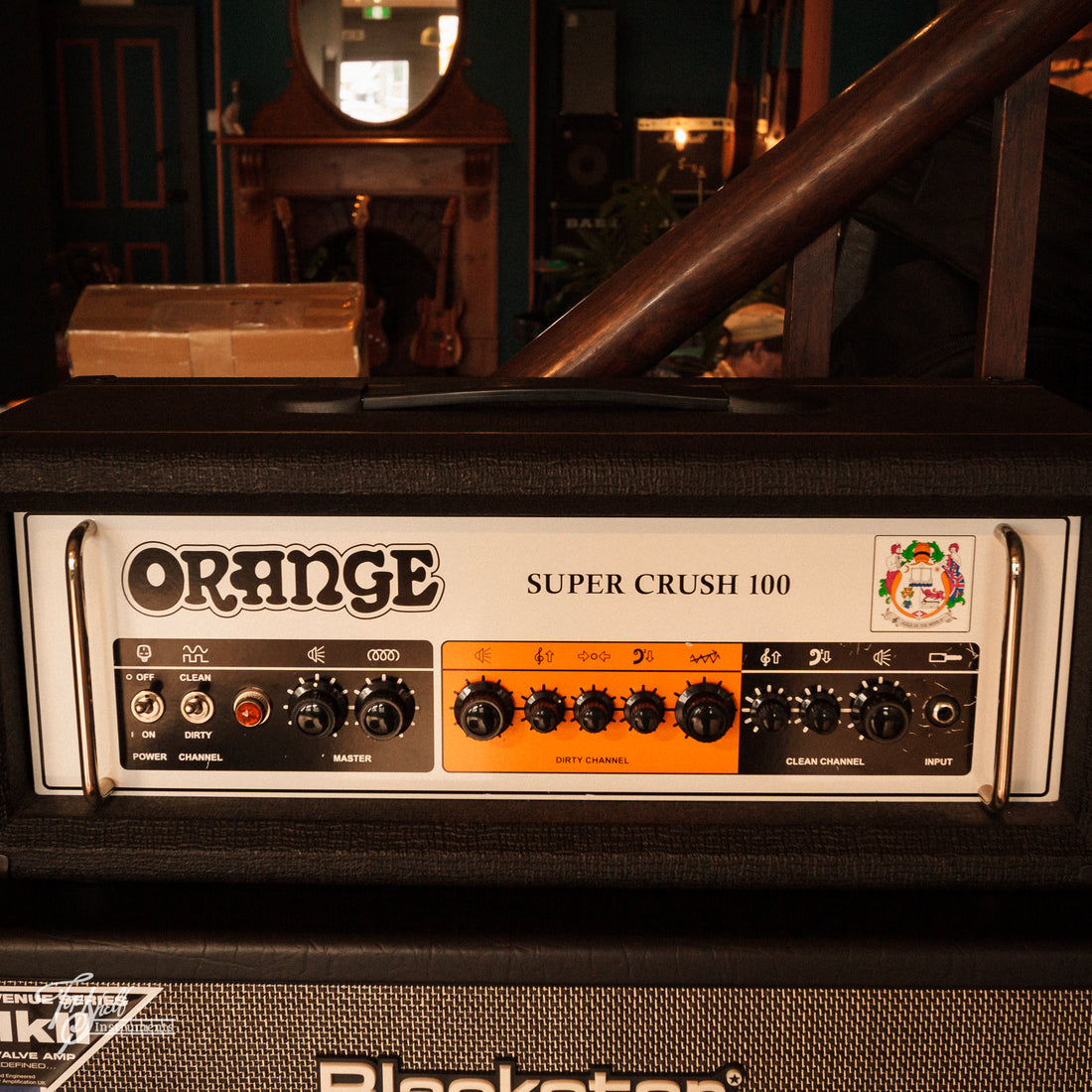 Orange Super Crush 100 Solid State 100w Guitar Amp Head Black