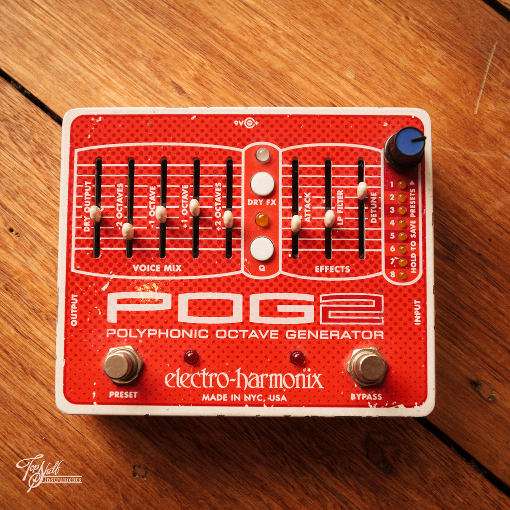 pog2 pedal Electro-Harmonix POG2 Polyphonic Octave Generator Pedal – Topshelf Instruments