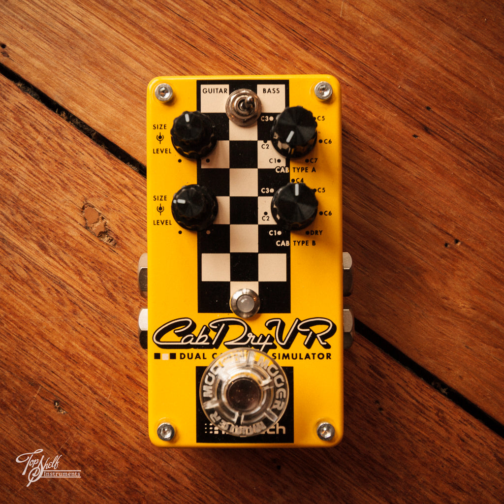 bass cabinet simulator pedal Digitech Cab Dry VR Dual Cabinet Simulator Pedal – Topshelf Instruments