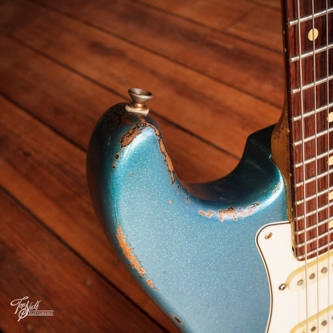 Fender Highway One Stratocaster Guitarwacky Blue Sparkle Relic 2006