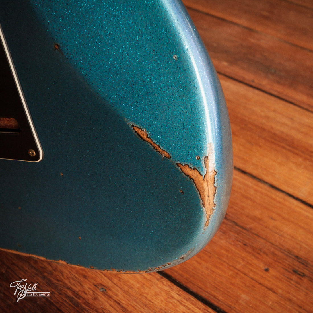 Fender Highway One Stratocaster Guitarwacky Blue Sparkle Relic 2006