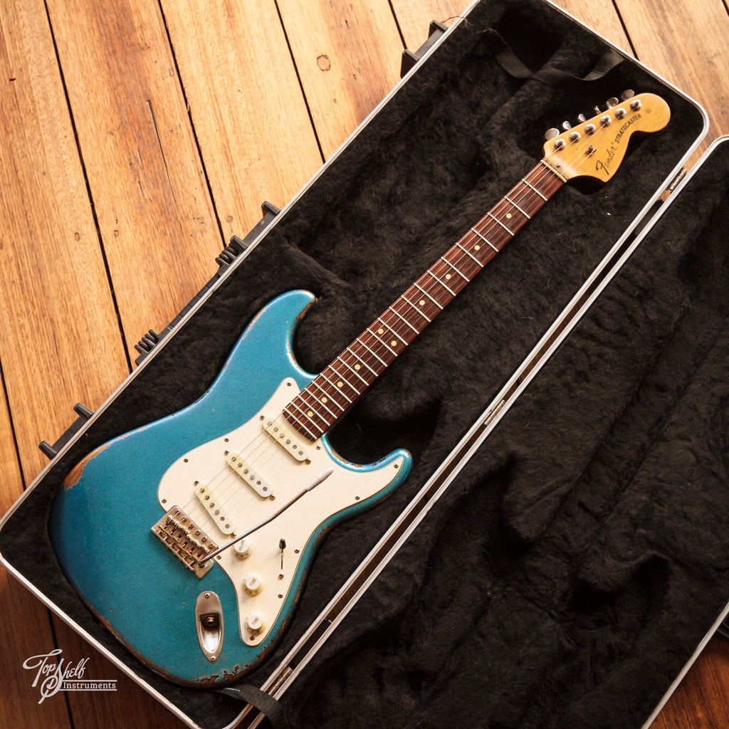 Fender Highway One Stratocaster Guitarwacky Blue Sparkle Relic 2006