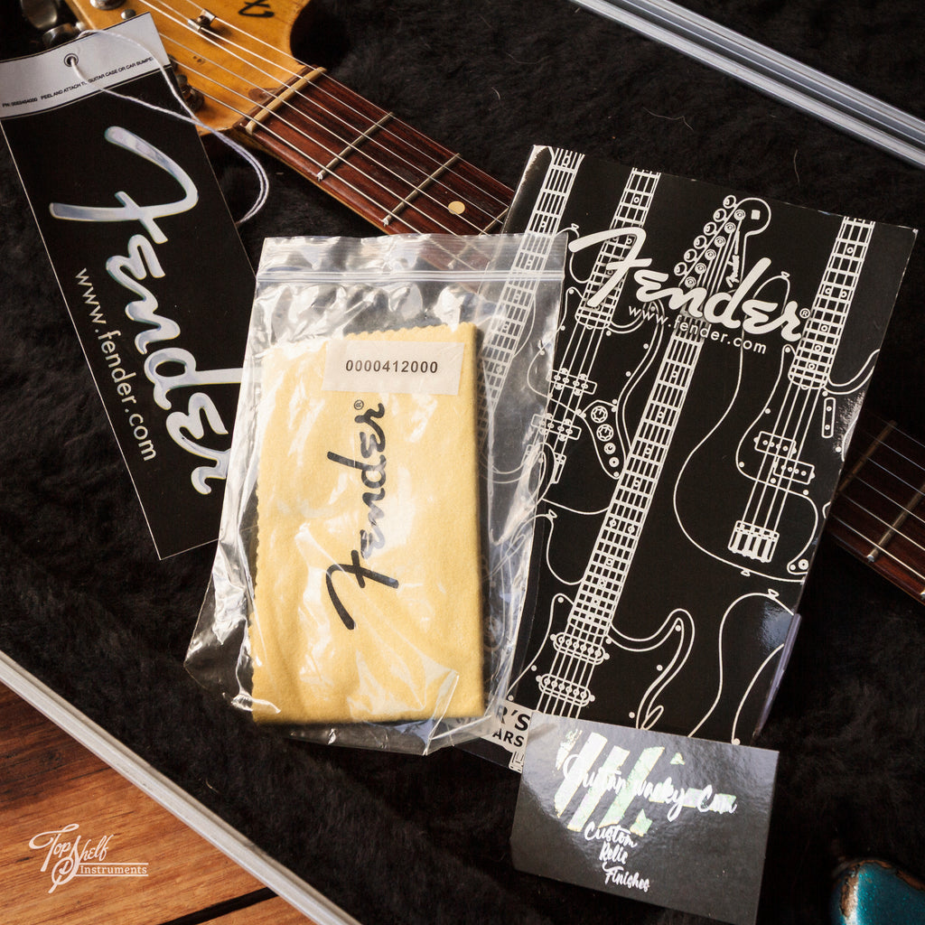 Fender Highway One Stratocaster Guitarwacky Blue Sparkle Relic 2006