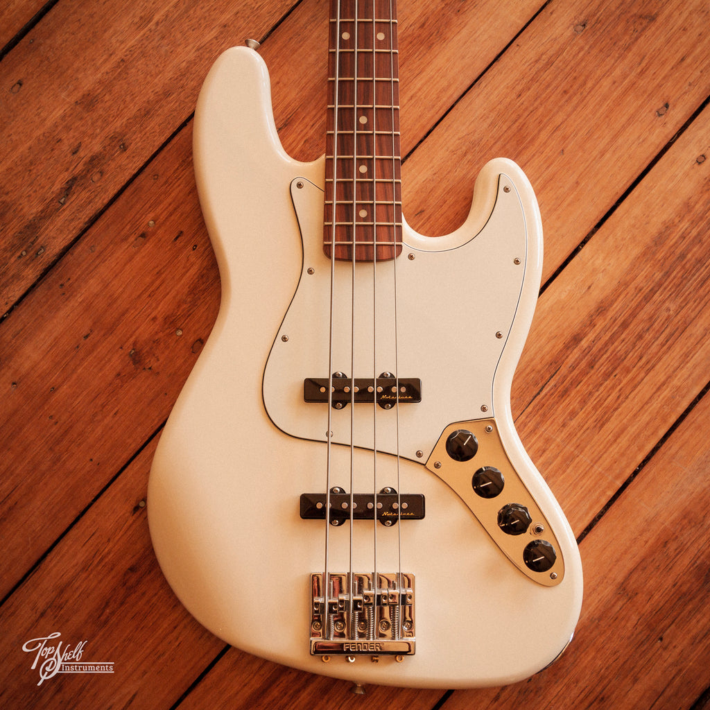 Fender Deluxe Active Jazz Bass Olympic White 2018