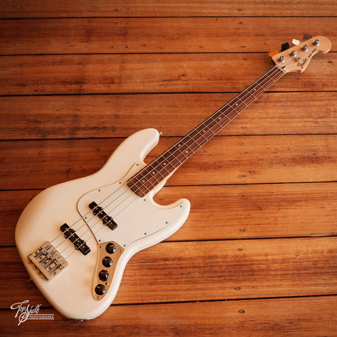 Fender Deluxe Active Jazz Bass Olympic White 2018