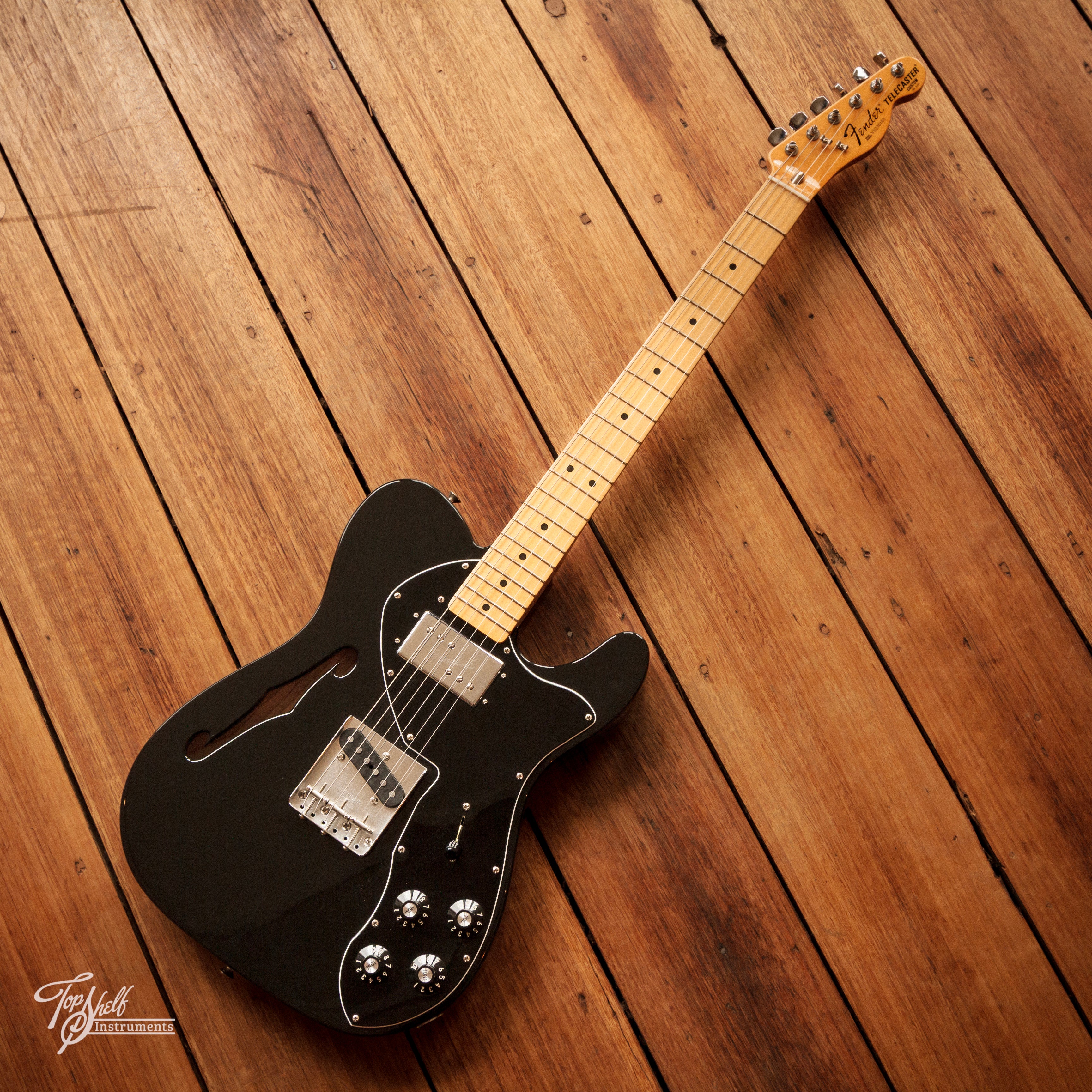 Telecaster Custom Thinline Fender Telecaster Custom Thinline Build Black 2025 – Topshelf Instruments