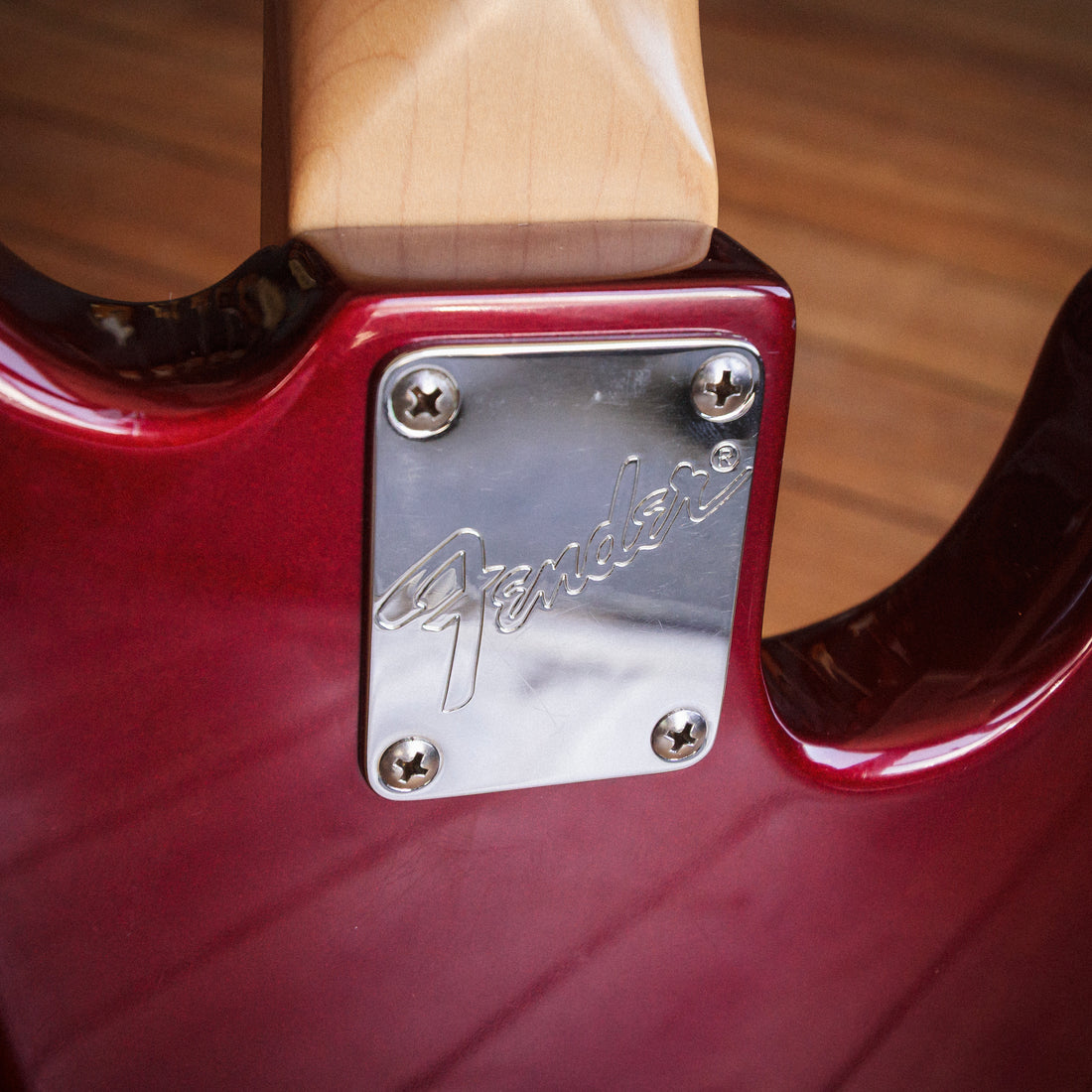 Fender American Standard Precision Bass Left-Handed Candy Apple Red 1997