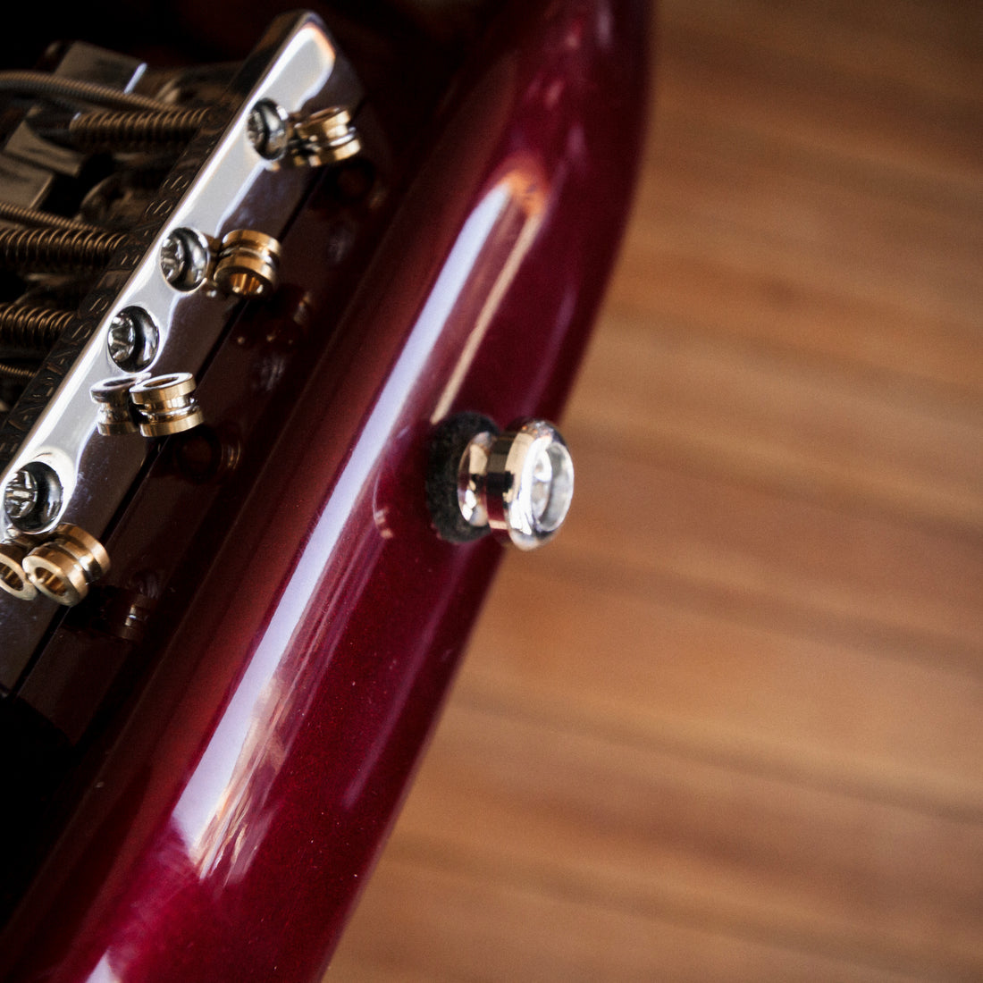 Fender American Standard Precision Bass Left-Handed Candy Apple Red 1997