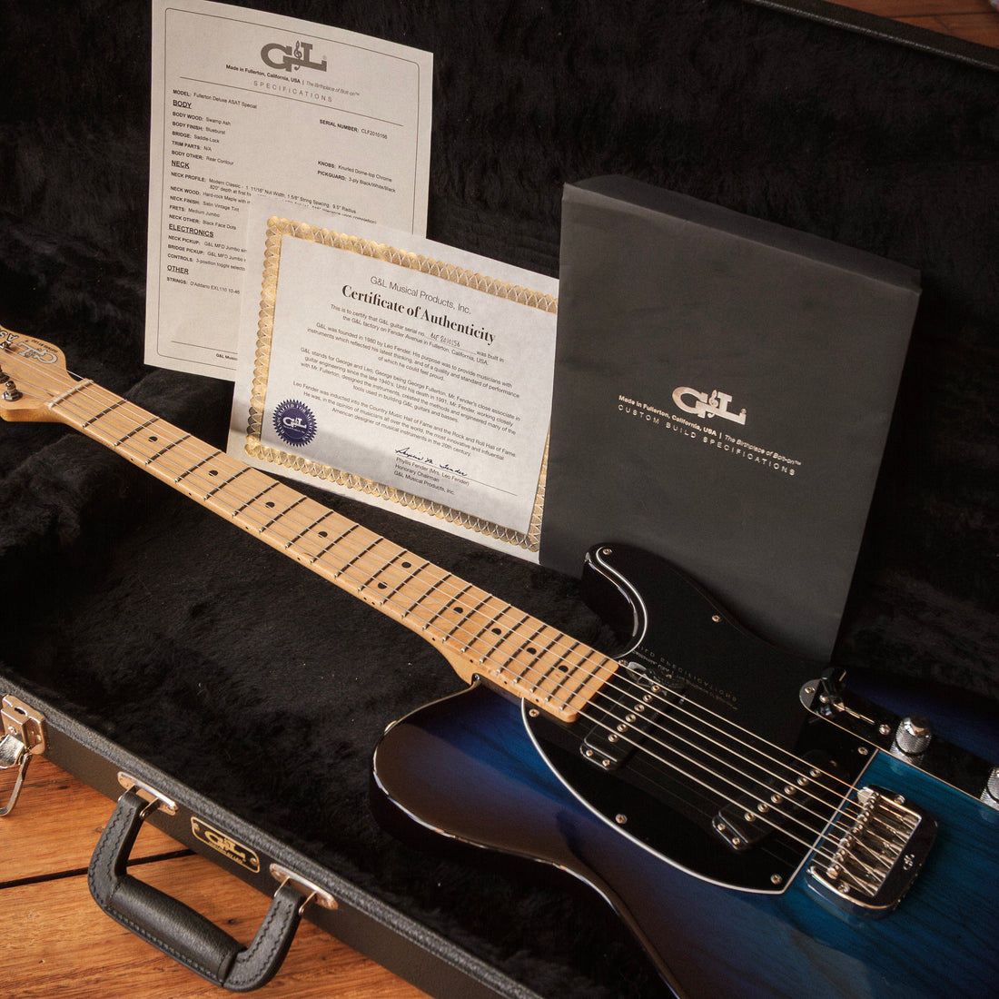 G&L Fullerton Deluxe ASAT Special Blueburst 2020