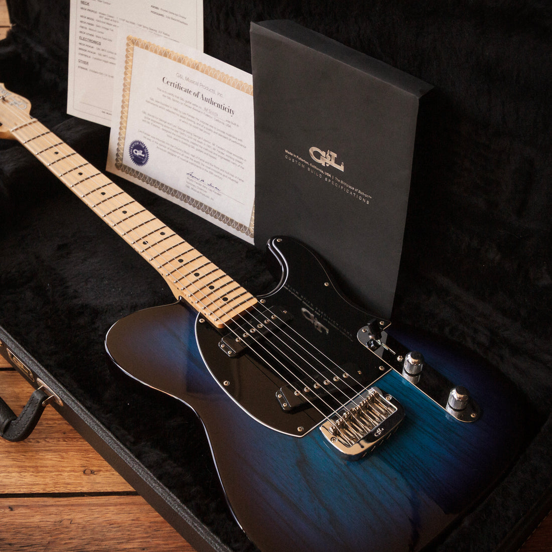 G&L Fullerton Deluxe ASAT Special Blueburst 2020
