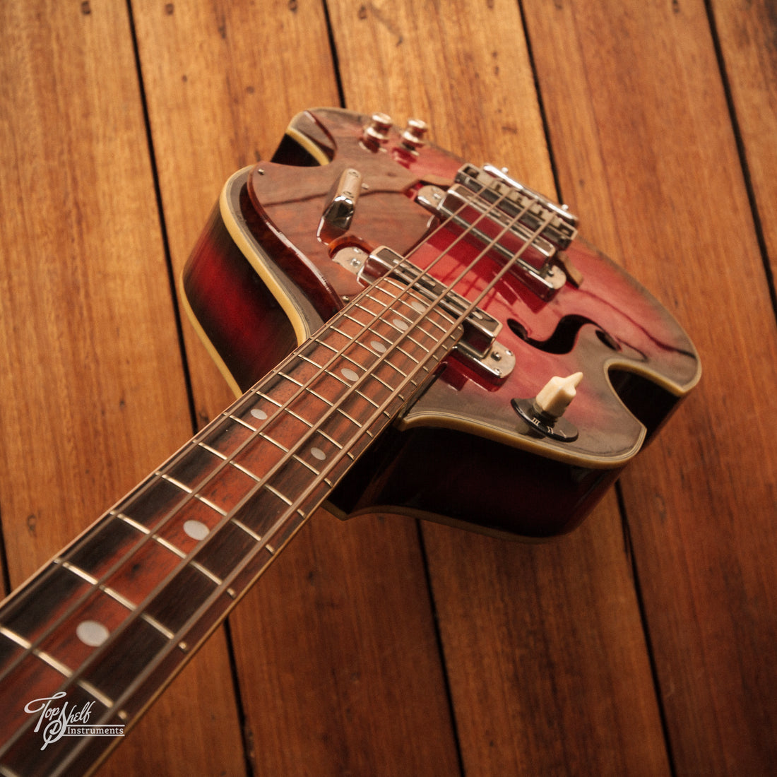 Teisco FB-2 Violin Bass Red Burst 1968