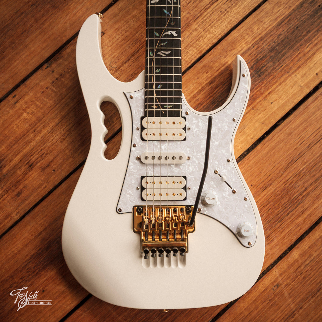 Ibanez Premium Steve Vai JEM7VP White 2019