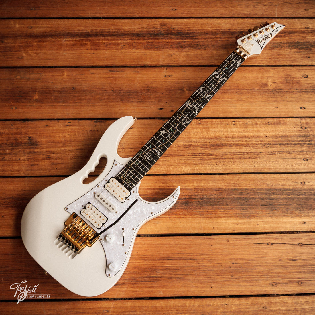 Ibanez Premium Steve Vai JEM7VP White 2019