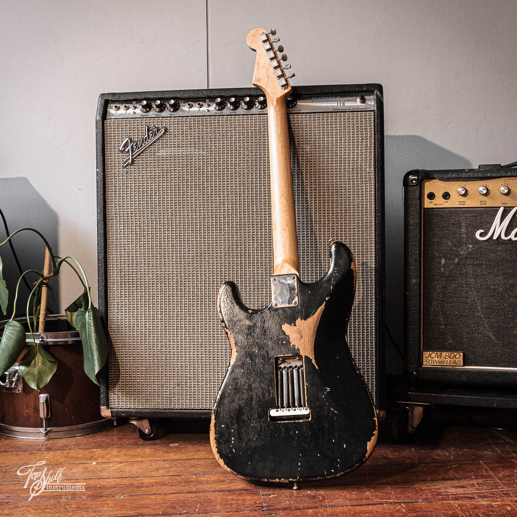 MJT 'Nero' ST-Style Partscaster HS Relic Black 2020