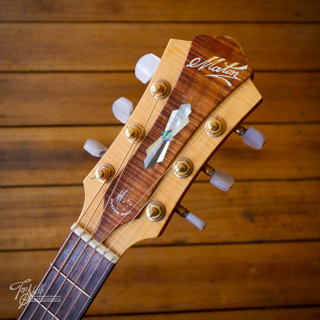 Maton Custom Shop W.A. May Custom Dreadnought Natural 2009