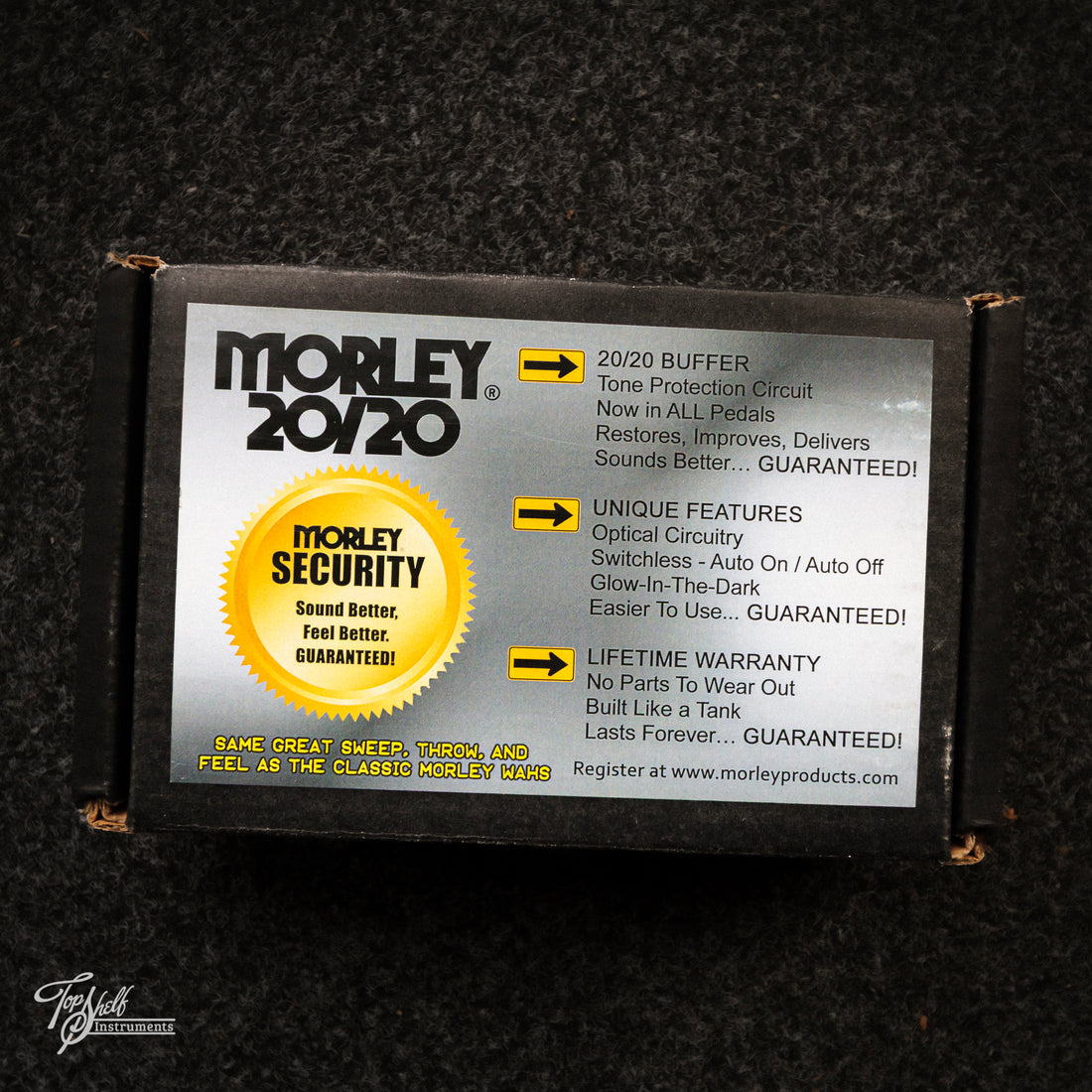 Morley 20/20 Classic Switchless Wah Pedal