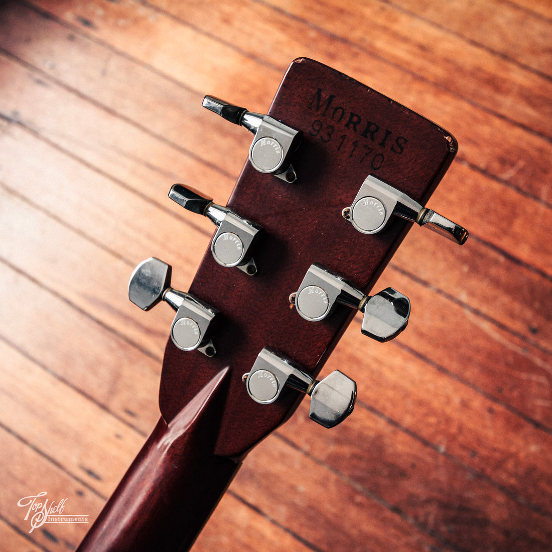 Morris W-60 Dreadnought Acoustic Natural 1980