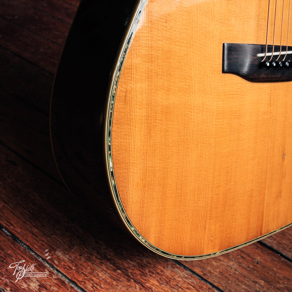 Morris W-60 Dreadnought Acoustic Natural 1980