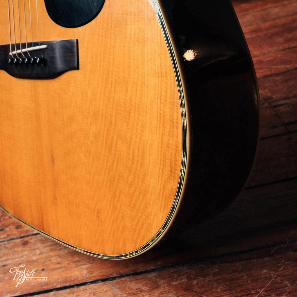 Morris W-60 Dreadnought Acoustic Natural 1980