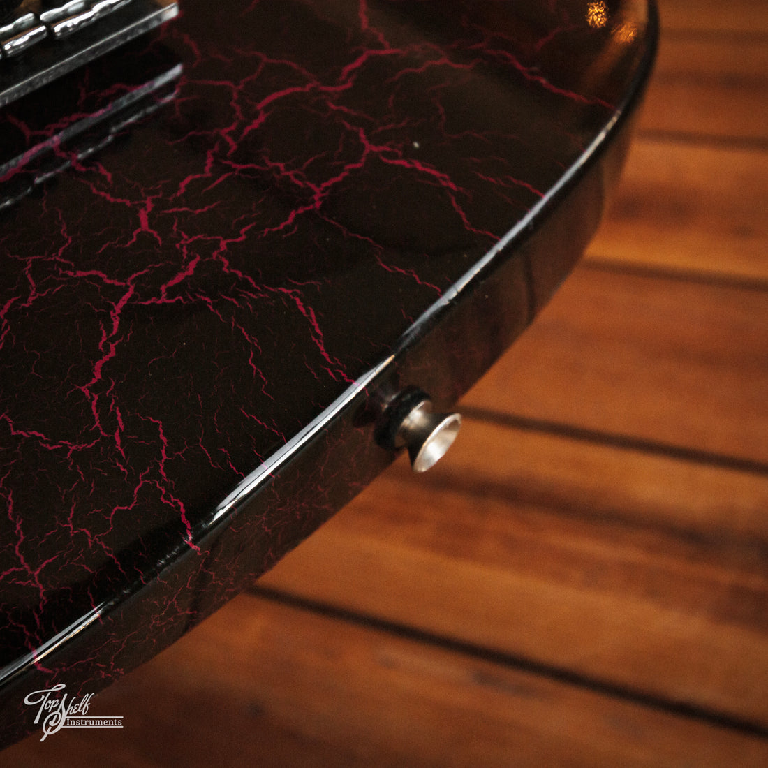 Onyx Custom Craft HSS Superstrat Red Crackle 1989