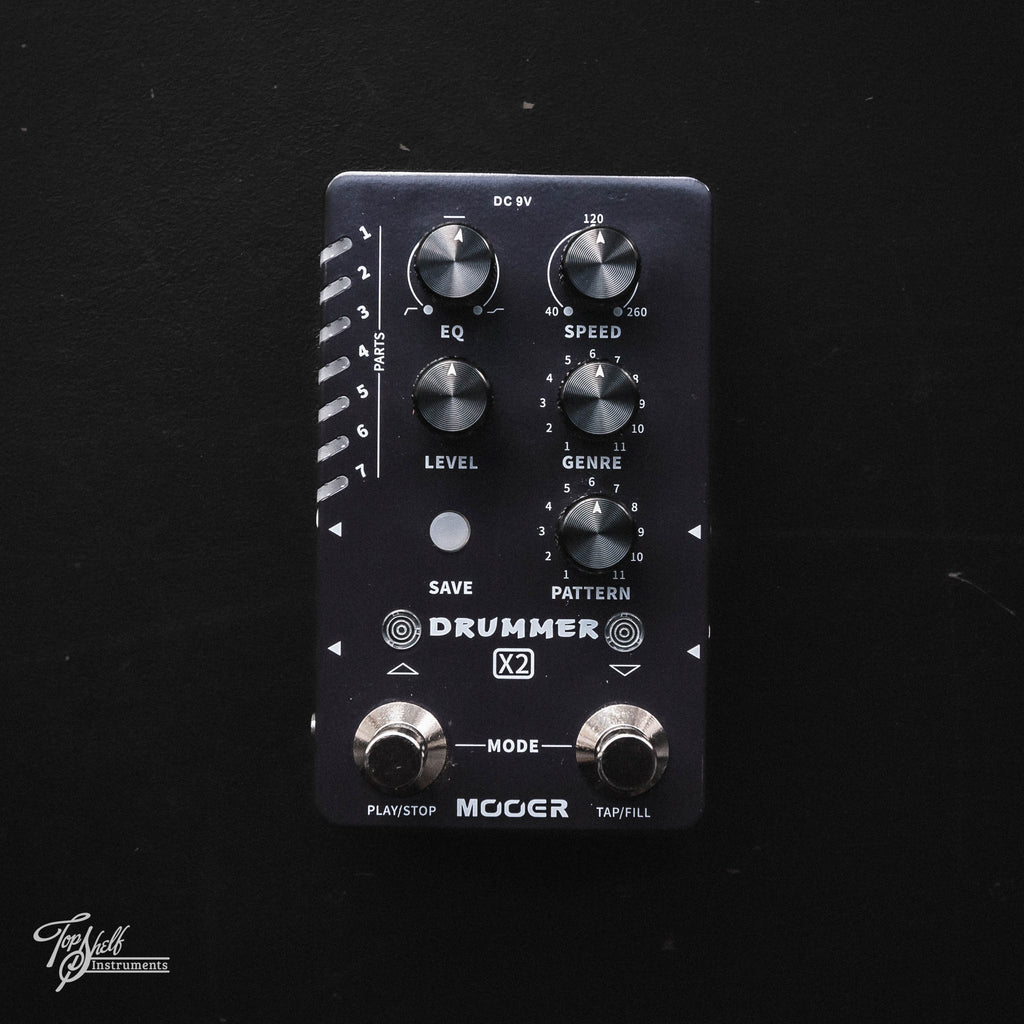 mooer drum pedal Mooer Drummer X2 Drum Machine Pedal – Topshelf Instruments