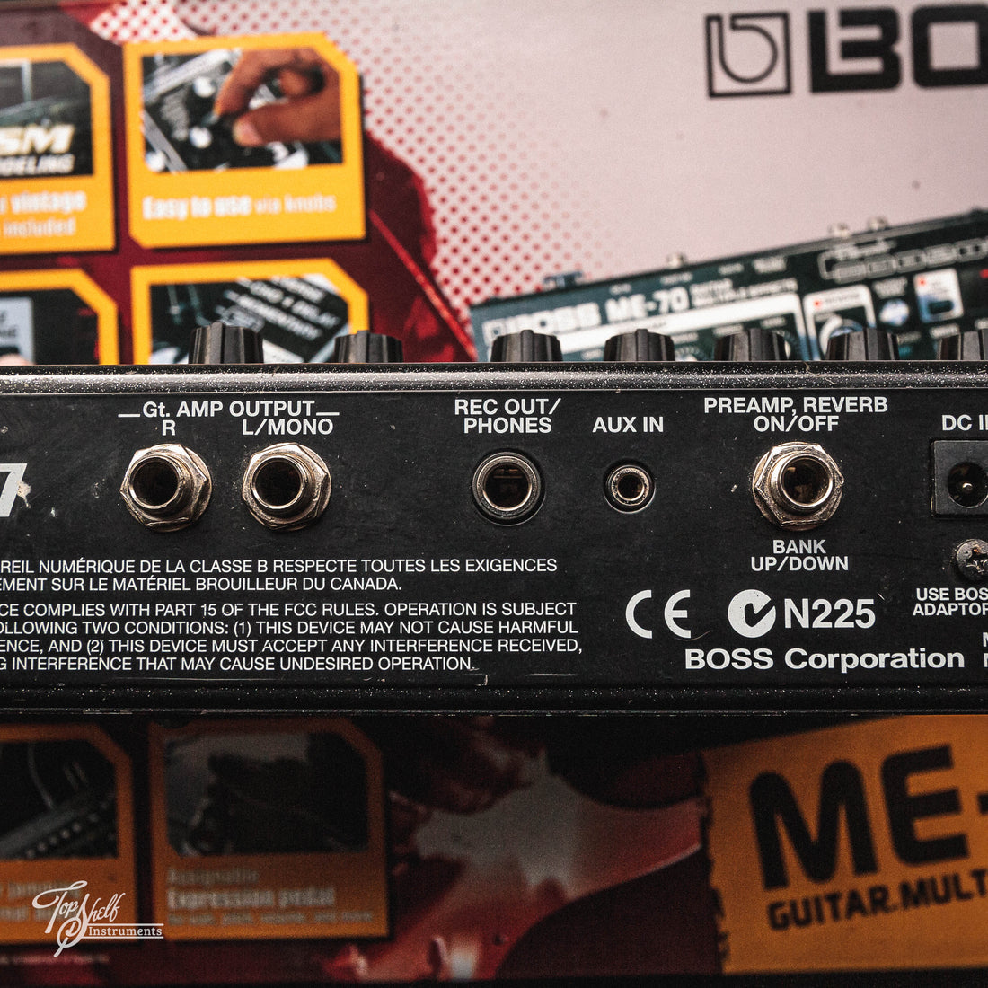 boss me 70 effects pedal Boss ME-70 Guitar Multi Effects Unit – Topshelf Instruments