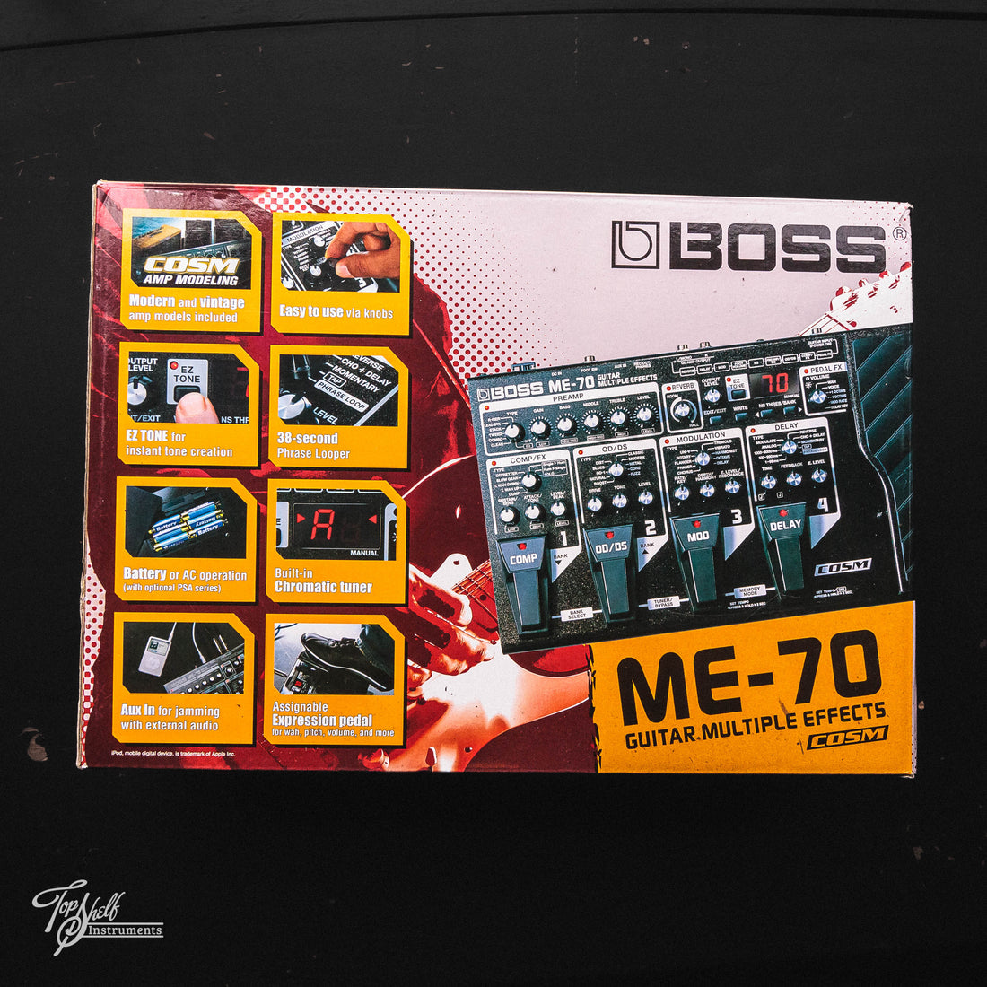 boss me 70 pedal Boss ME-70 Guitar Multi Effects Unit – Topshelf Instruments