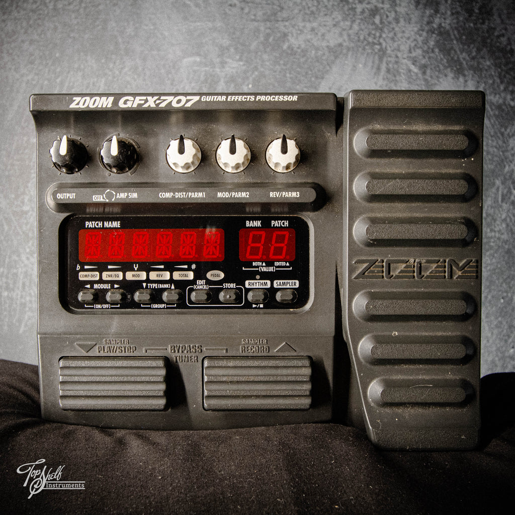 Zoom GFX-707 Guitar Effects Processor – Topshelf Instruments
