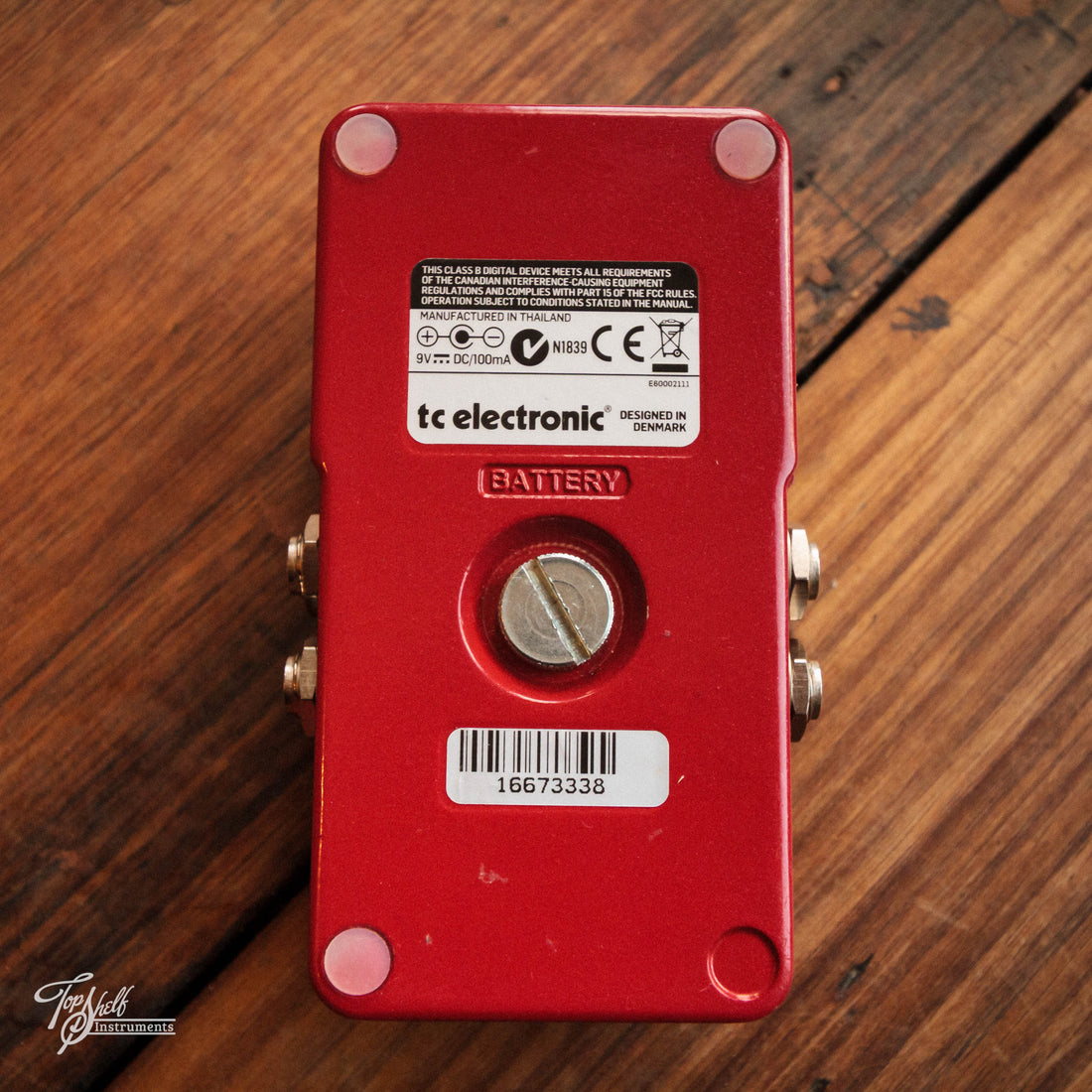 TC Electronic Hall of Fame v1 Reverb Pedal