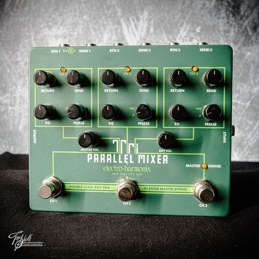 parallel mixer pedal Electro-Harmonix Tri Parallel Mixer Effects Loop Pedal – Topshelf Instruments