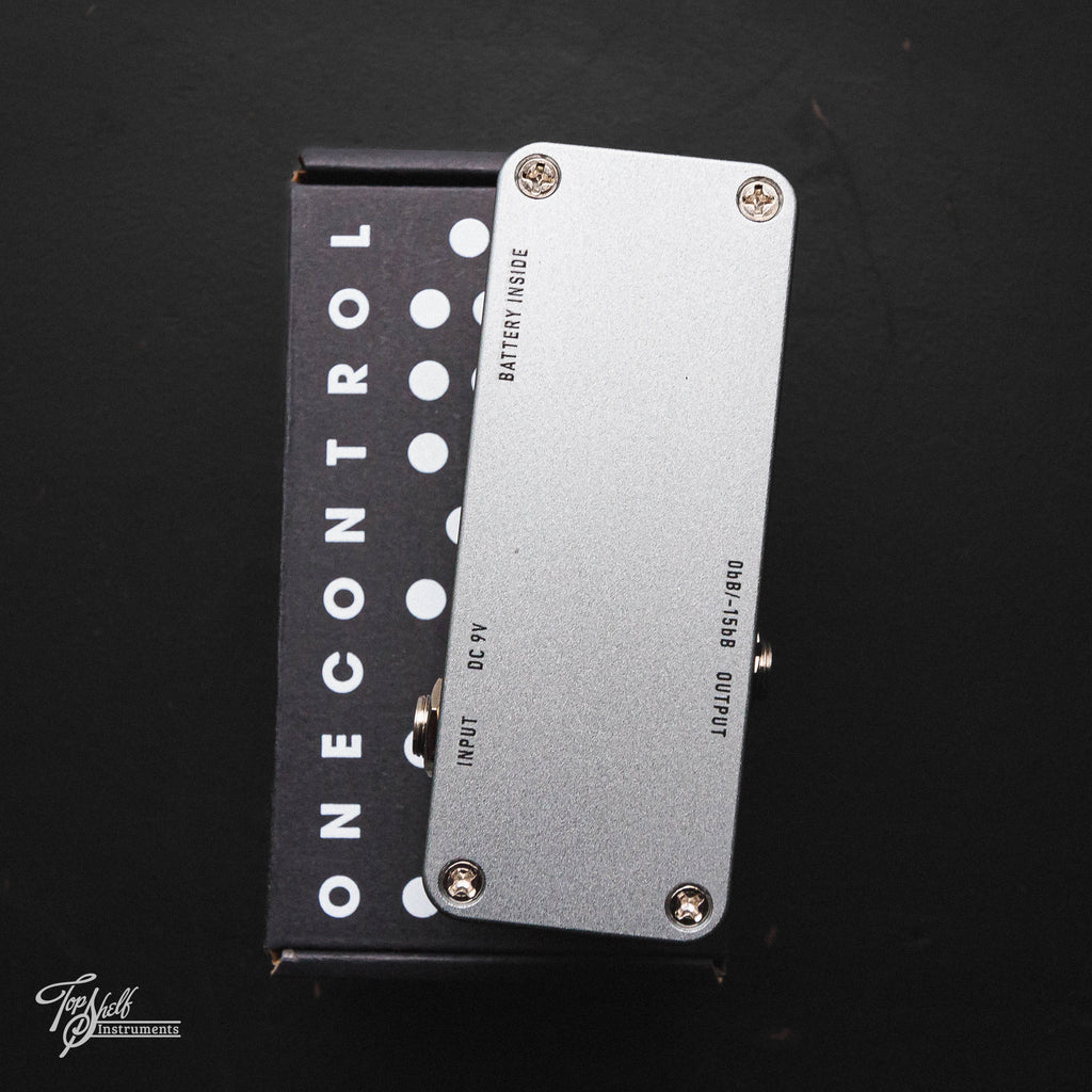 OneControl Sonic Silver Peg Bass Preamp Pedal